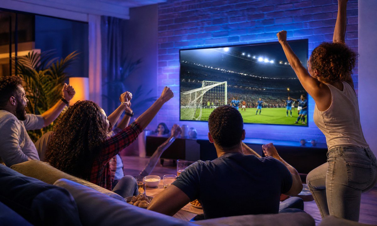 Futebol ao vivo pela Podcast F1 Brasil IPTV em 4K